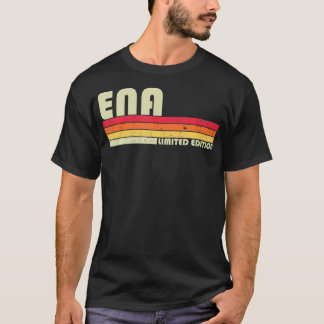 Camiseta Nome ENA Nome Personalizado Retro Vintage 80s 90s