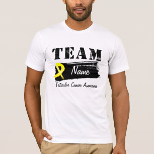 Camiseta Nome feito sob encomenda da equipe - cancer
