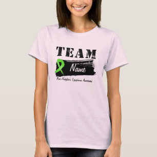 Camiseta Nome feito sob encomenda da equipe - linfoma