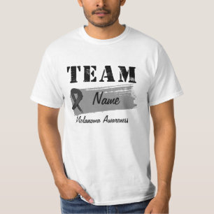 Camiseta Nome feito sob encomenda da equipe - melanoma