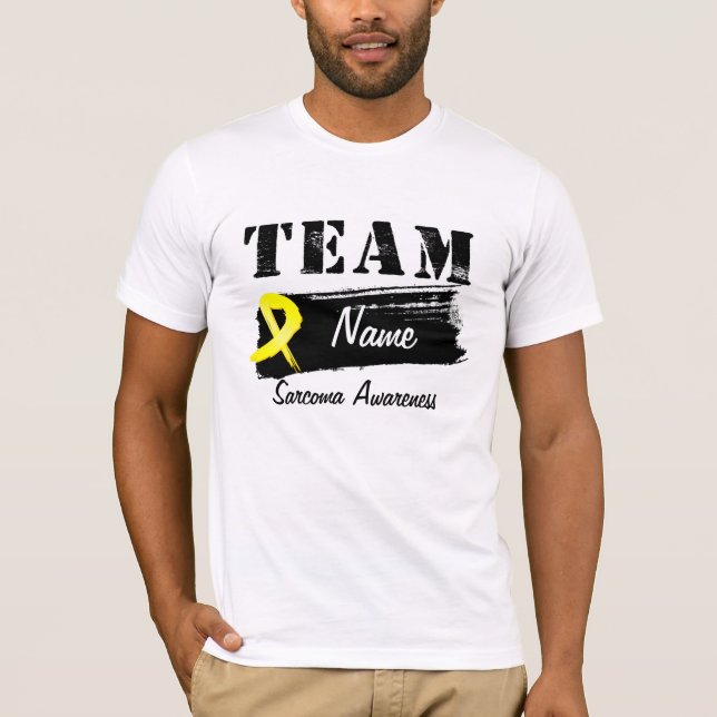 Camiseta Nome feito sob encomenda da equipe - Sarcoma (Frente)