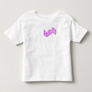 Camiseta Nome Felicity Em Rosa,