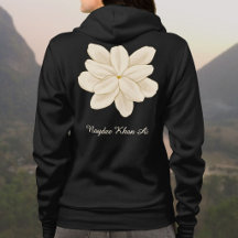 Nome Flor Branca de Jasmim Frente e Verso