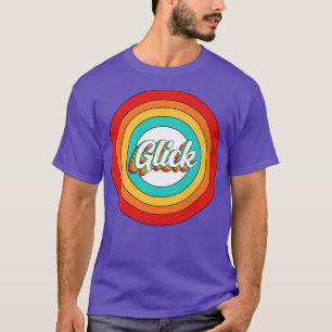 Camiseta Nome Glick Shirt Vintage Círculo Glick