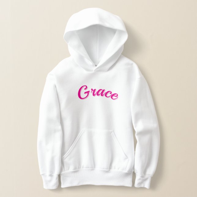 Camiseta Nome Graça em Rosa Paixão (Postura )