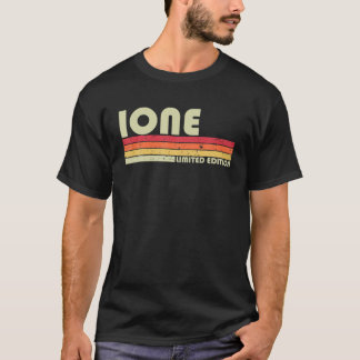 Camiseta Nome IONE Retro Personalizado Vintage 80S 90S Nasc