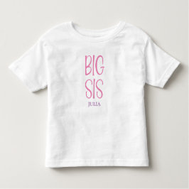 Camiseta Nome Irmão Big Sis