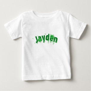Camiseta Nome Jayden Verde,