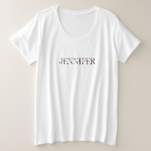 Camiseta Nome Jennifer (Frente do Design)