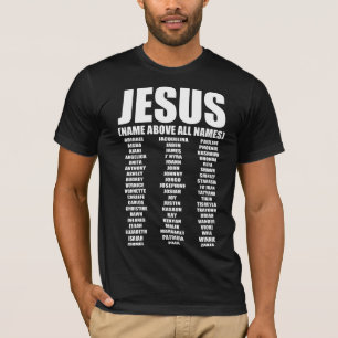 Camiseta NOME JESUS ACIMA DE TODOS OS NOMES!Camiseta