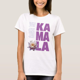 Camiseta Nome Kamala Significa