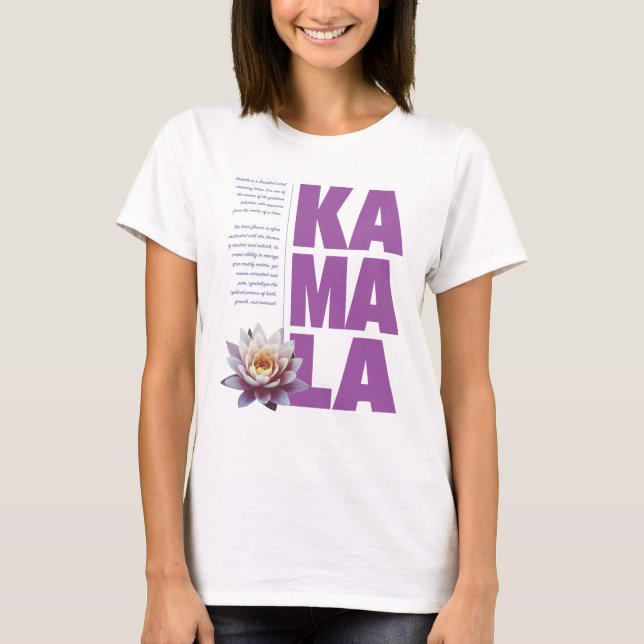 Camiseta Nome Kamala Significa (Frente)