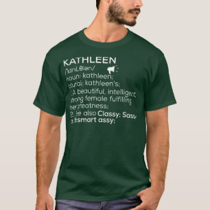 Camiseta Nome Kathleen Definição Kathleen Nome feminino 1