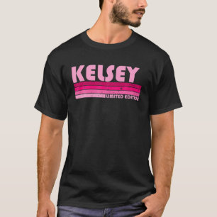 Camiseta Nome KELSEY - Versão Personalizada Retroativa Vint