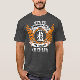 Camiseta Nome Koehler Shirt Nunca Subestima A Potência O