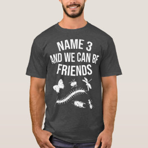 Camiseta Nome legal 3 Podemos Ser Amigos Engraçados Múlti