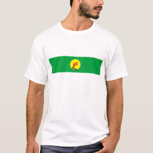 Camiseta nome longo do símbolo da nação da bandeira do p