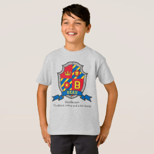 Camiseta Nome masculino Beau e significado escudo de cavale