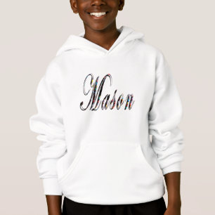 Camiseta Nome Mason Feito Com Lollies,