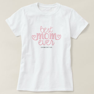 Camiseta Nome Melhor Mãe Alguma Vez Dia de as mães Personal