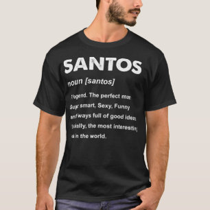 Camiseta Nome Mens Santos