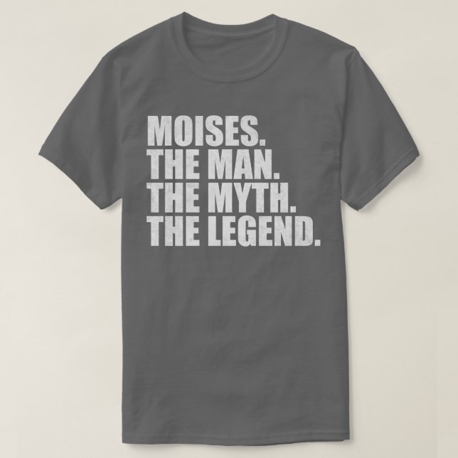 Camiseta Nome MoisesMoises nome próprio Moises (Frente do Design)