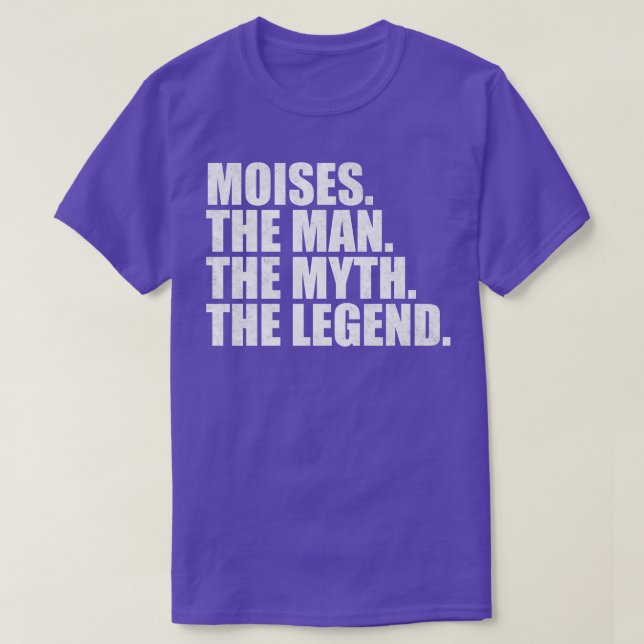 Camiseta Nome MoisesMoises nome próprio Moises (Frente do Design)