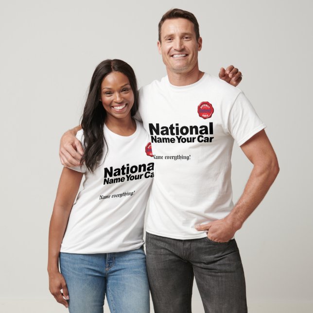 Camiseta Nome Nacional Seu Carro (Unissex)