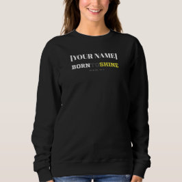 Camiseta [Nome] Nascido para Brilhar – Daniel 12:3