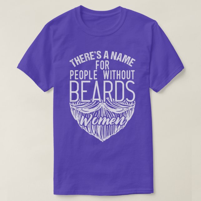 Camiseta Nome Para Pessoas Sem Barba (Frente do Design)
