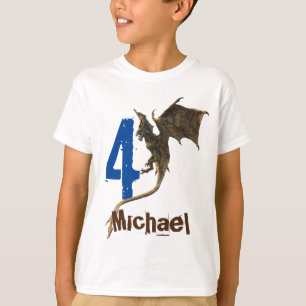 Camiseta Nome personalizado Age Dragon Fantasy
