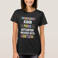 Nome personalizado AIDEN Nome personalizado Funny