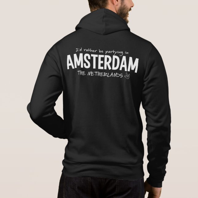Camiseta nome personalizado AMSTERDAM (Verso)