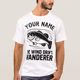 Camiseta Nome Personalizado Andarilho da Deriva do Vento Pe