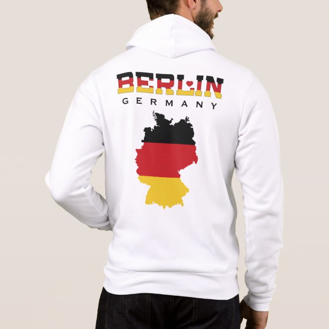 Camiseta Nome Personalizado Berlim Alemanha (Verso)