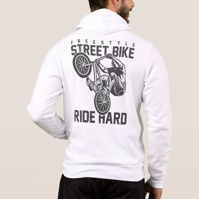 Camiseta Nome personalizado Bicicleta de Rua (Verso)