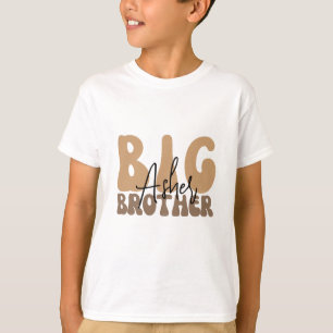 Camiseta Nome personalizado boho big brother todler