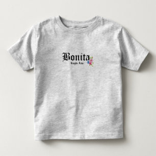 Camiseta Nome Personalizado Bonita Bonito Girls