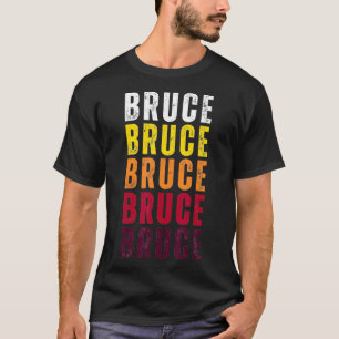 Camiseta Nome Personalizado Bruce Vintage Bruce