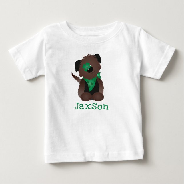 Camiseta Nome Personalizado Cachorro Quatro Folha (Frente)