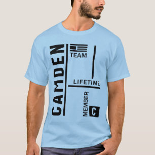 Camiseta Nome Personalizado Camden Presente de Aniversário