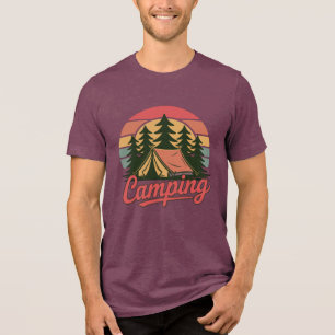Camiseta Nome Personalizado Camping