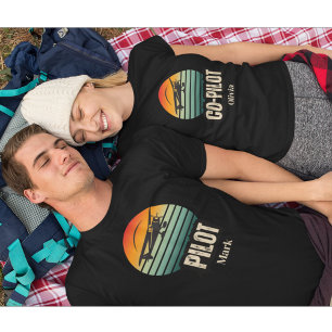 Camiseta Nome Personalizado Casal Correspondente PILOT Suns