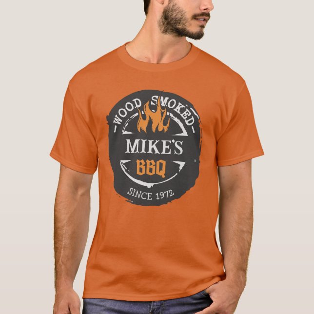 Camiseta Nome Personalizado Churrasco (Frente)