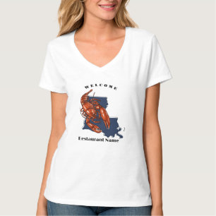 Camiseta Nome personalizado da Louisiana Woo de boas-vindas
