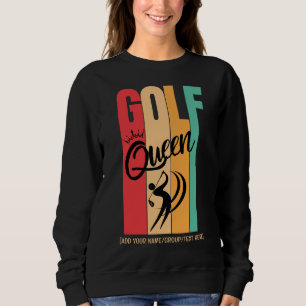 Camiseta Nome Personalizado das Cores de Vintage do GOLF RA