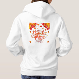 Camiseta nome personalizado de ação de graças feliz