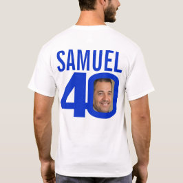 Camiseta Nome personalizado de aniversário de 40 anos e mod