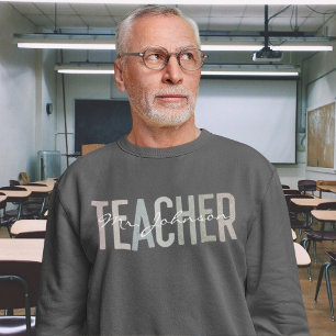 Camiseta Nome Personalizado de Apreciação de Professores Re