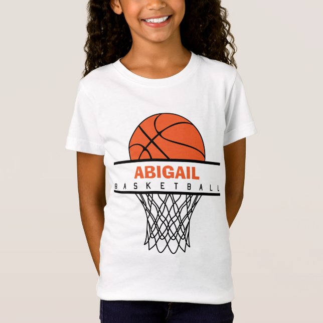Camiseta Nome personalizado de basquetebol (Frente)